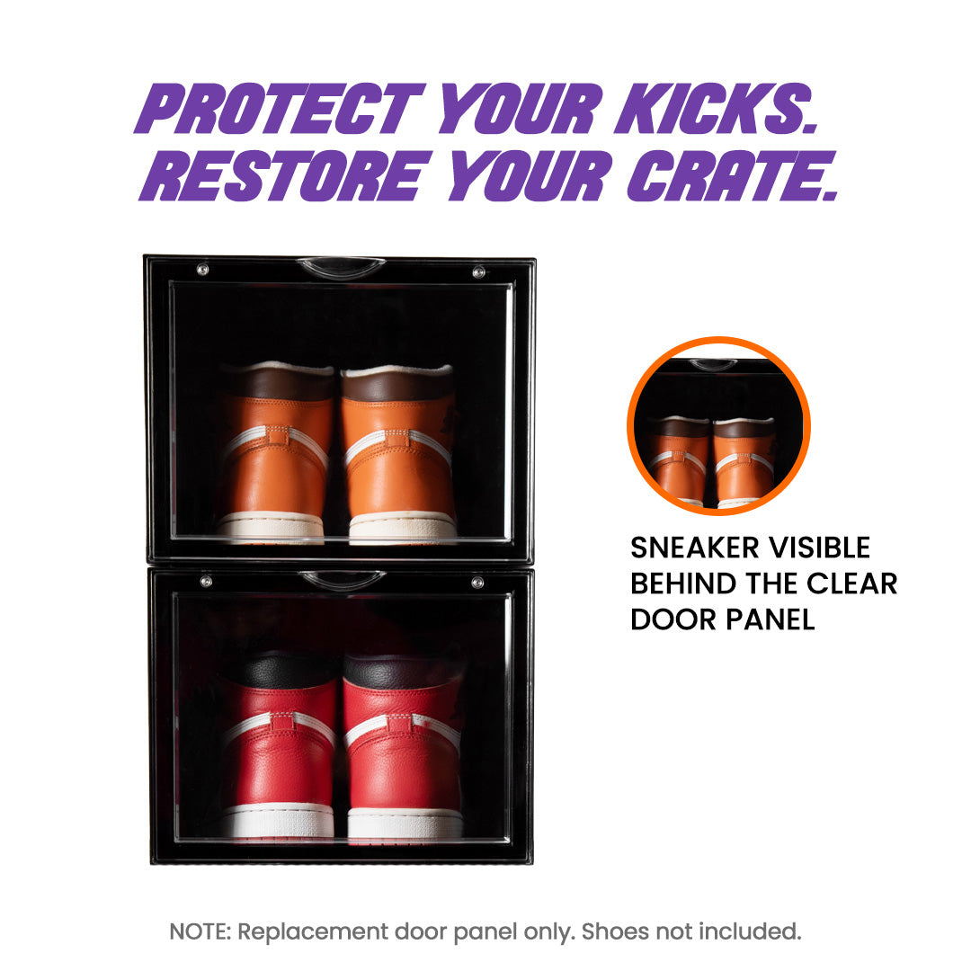 Replacement Door Panel Only Black (FRONT)