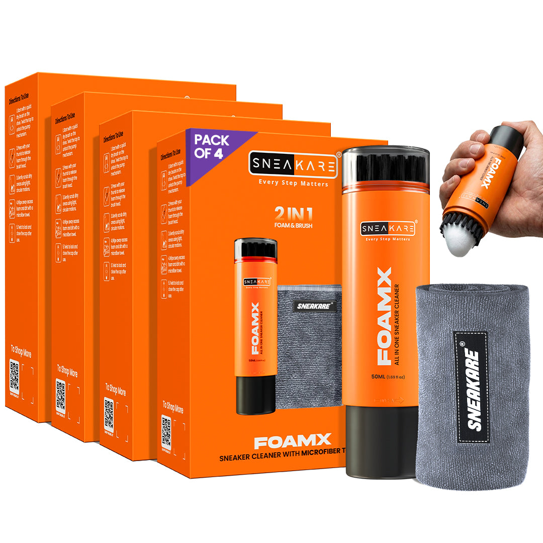 Sneakare FoamX All In One Sneaker Cleaner 50ml & Microfiber Towel