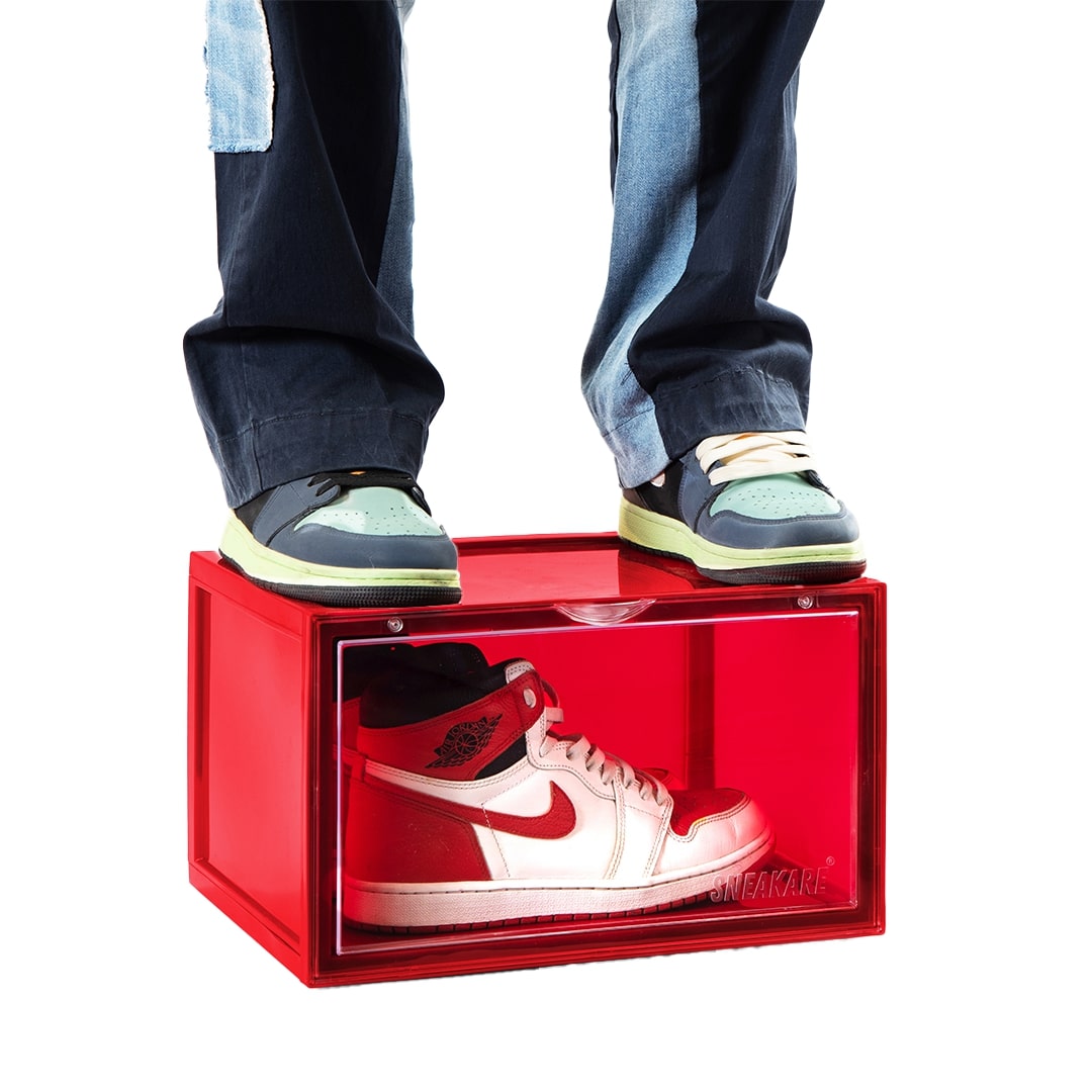 Stack'Em Sneaker Crates | Red (Side Drop)