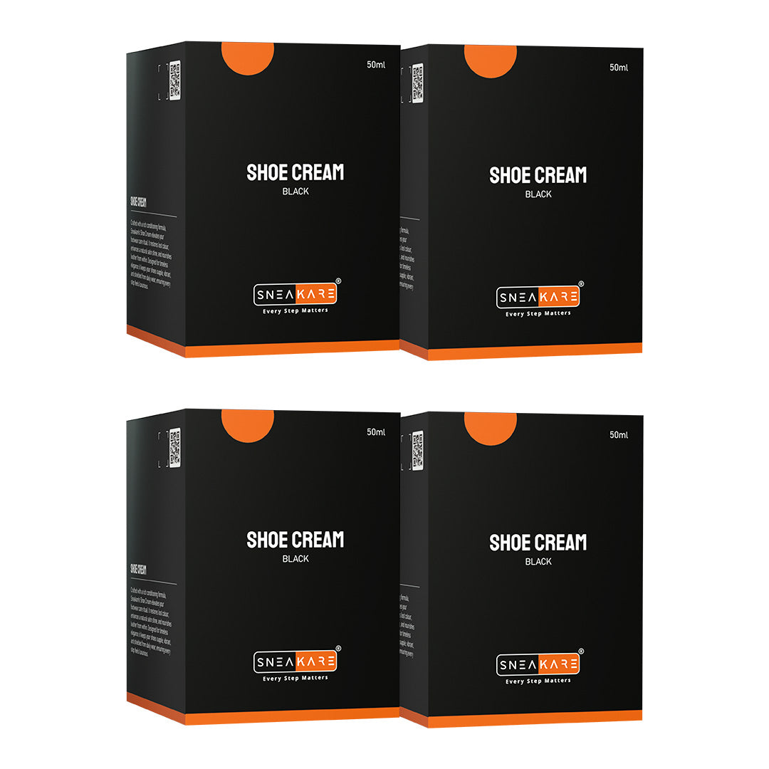 Shoe Cream with Built-In Applicator (Black 50ml)