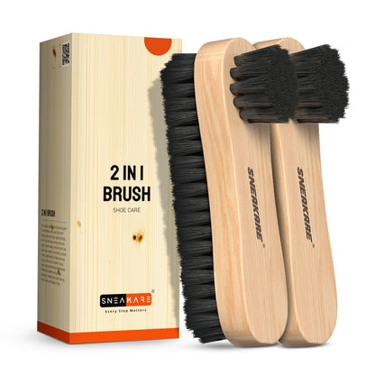 2 in 1 Shoe Care Brush