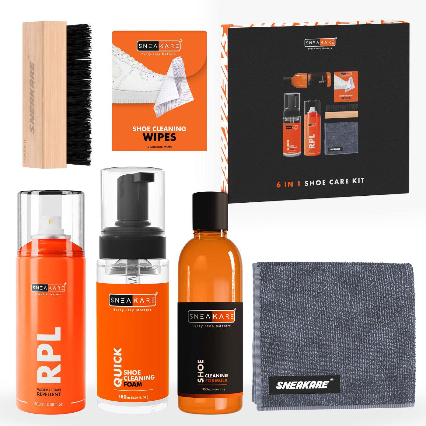 6 IN 1 Shoe Care Kit