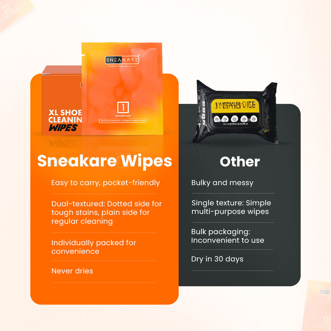 XL Shoe Cleaner Wipes | Sneaker Wipes (Pack of 24)