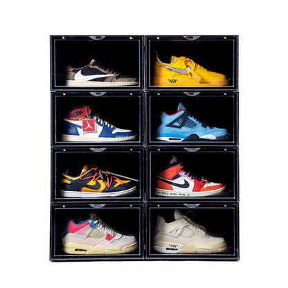 Sneakare Stack'Em Sneaker Crates | Black (Side Drop)