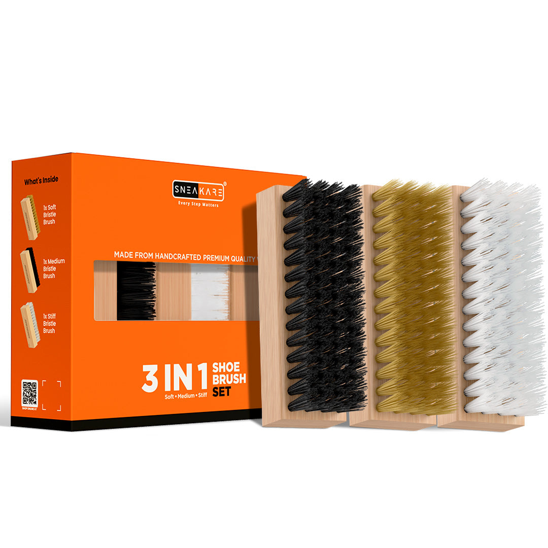 3 in 1 Shoe Brush Set