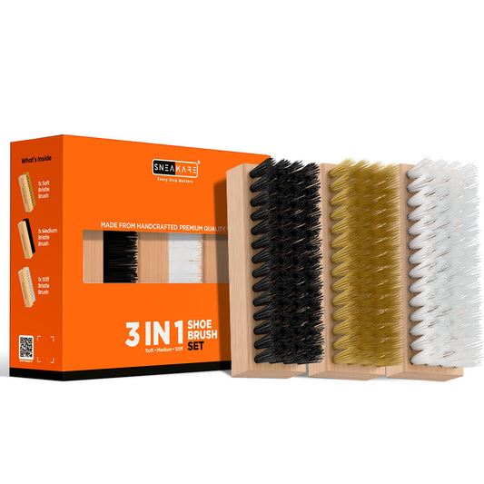3 in 1 Shoe Brush Set