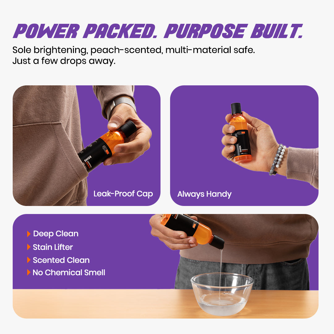Cleaner | Shoe Cleaning Formula ( Peach Fragrance )