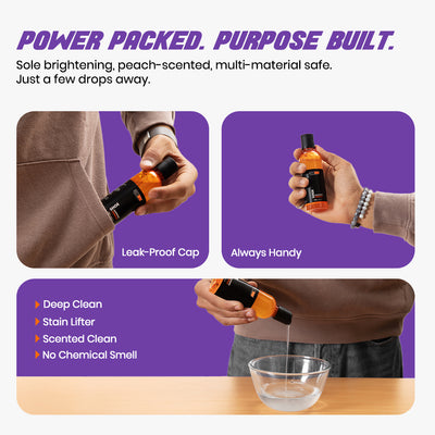 Cleaner | Shoe Cleaning Formula ( Peach Fragrance )