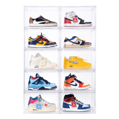Stack'Em Sneaker Crates | Clear (Side Drop)