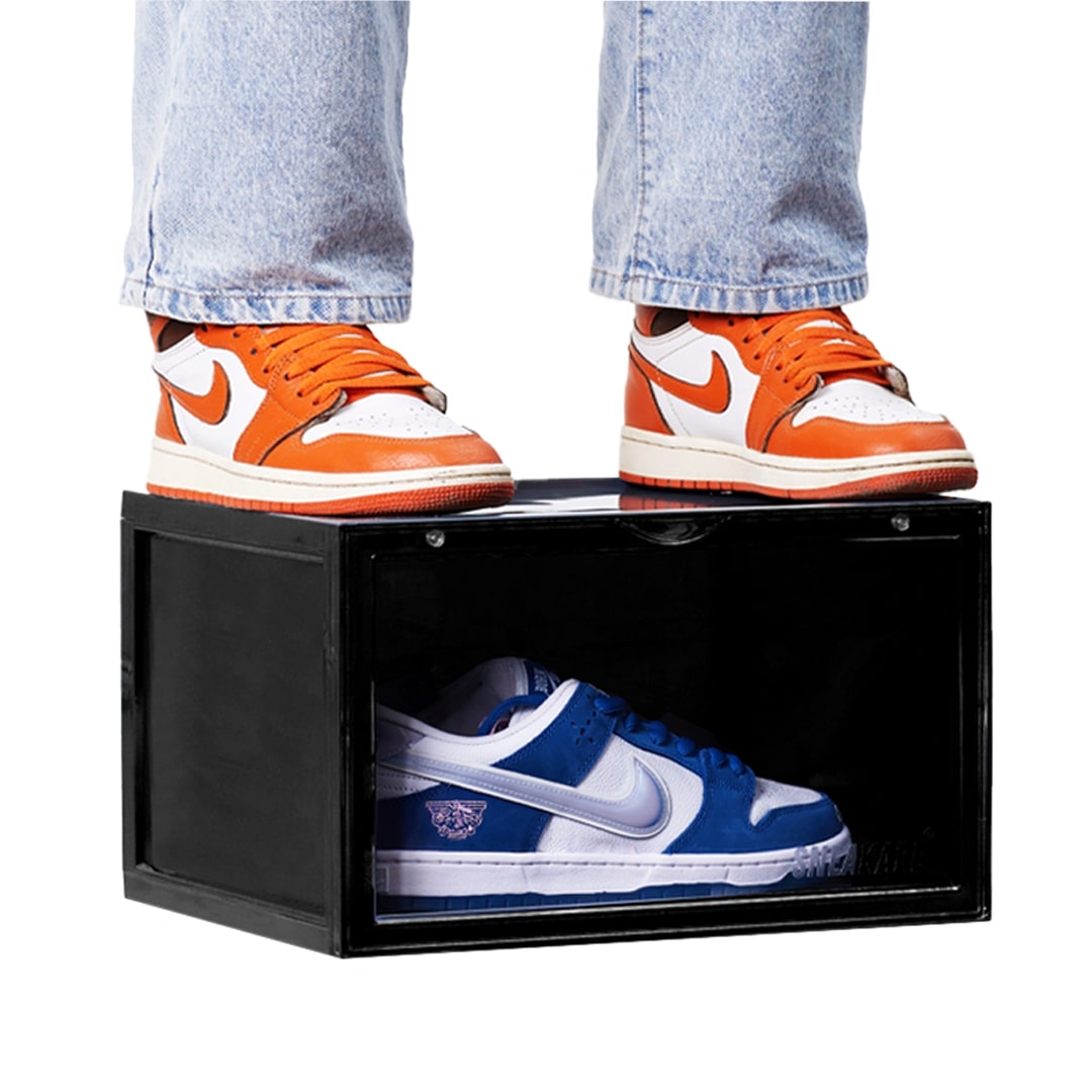 Stack'Em Sneaker Crates | Black (Side Drop)