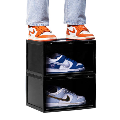 Stack'Em Sneaker Crates | Black (Side Drop)