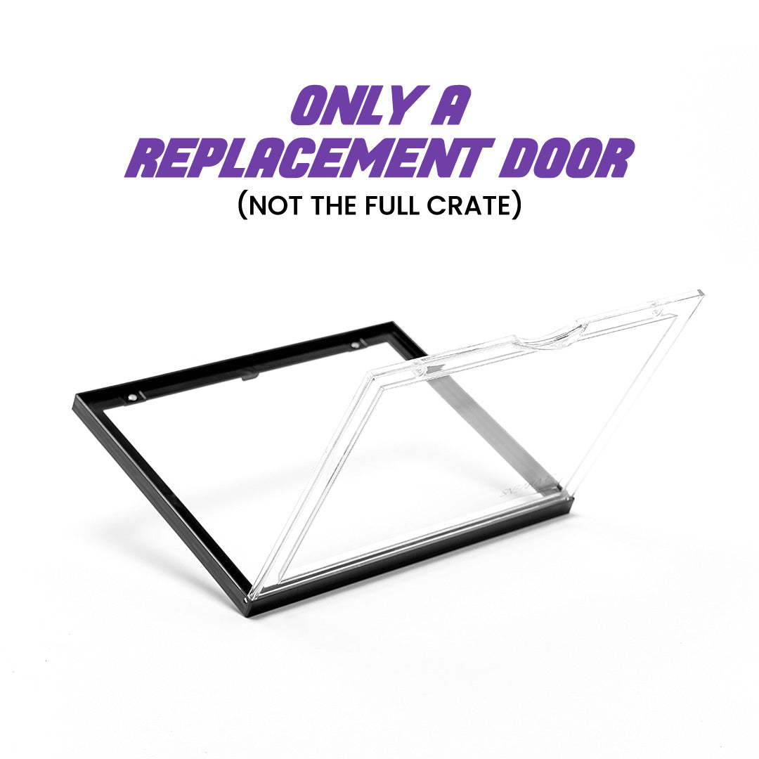 Replacement Door Panel Only Black (FRONT)