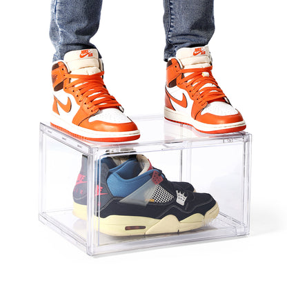 Stack'Em Sneaker Crates | Clear (Side Drop)