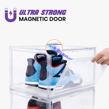 Stack'Em Sneaker Crates | Clear (Side Drop)