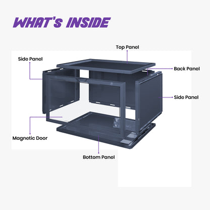 Stack'Em Sneaker Crates | Nardo Grey (Side Drop)