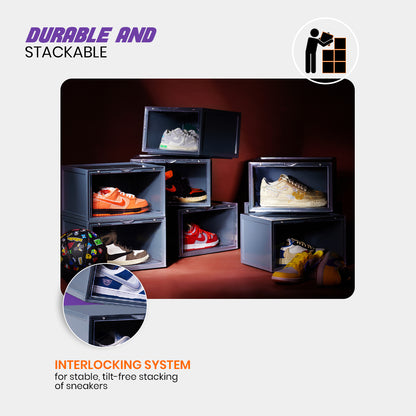 Stack'Em Sneaker Crates | Nardo Grey (Side Drop)