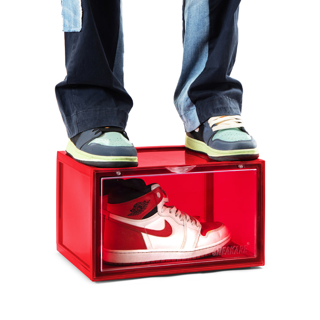 Stack'Em Sneaker Crates | Red (Side Drop)
