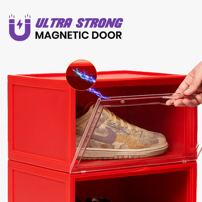 Stack'Em Sneaker Crates | Red (Side Drop)