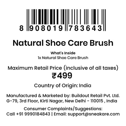 Natural Shoe Care Brush