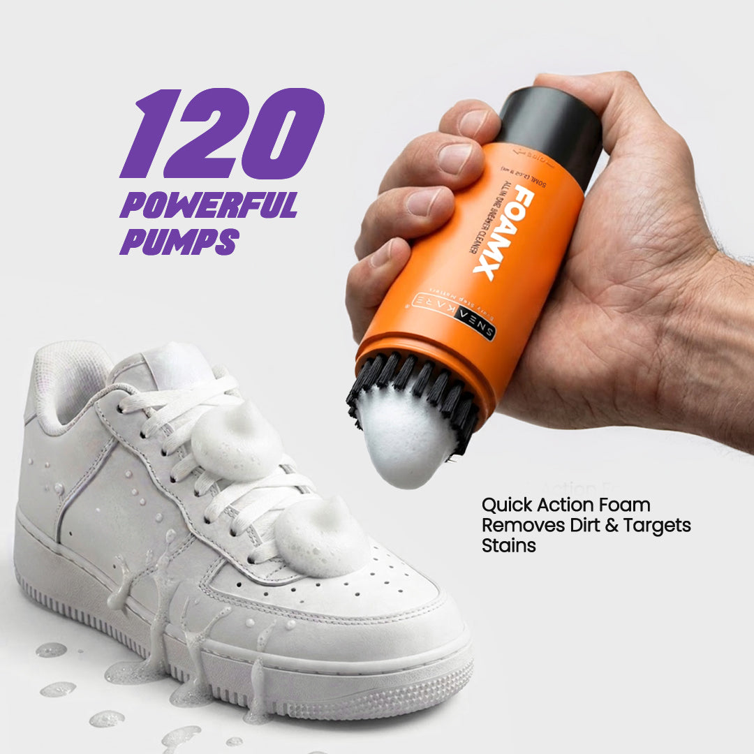 Sneakare FoamX All In One Sneaker Cleaner 50ml & Extra Refill