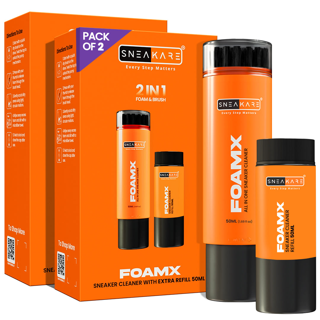 Sneakare FoamX All In One Sneaker Cleaner 50ml & Extra Refill