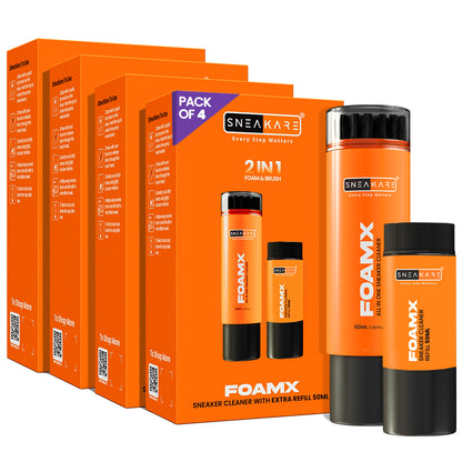 Sneakare FoamX All In One Sneaker Cleaner 50ml & Extra Refill