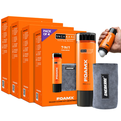 Sneakare FoamX All In One Sneaker Cleaner 50ml & Microfiber Towel