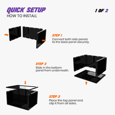 Stack'Em Sneaker Crates | Shoe Crates (Side Drop)