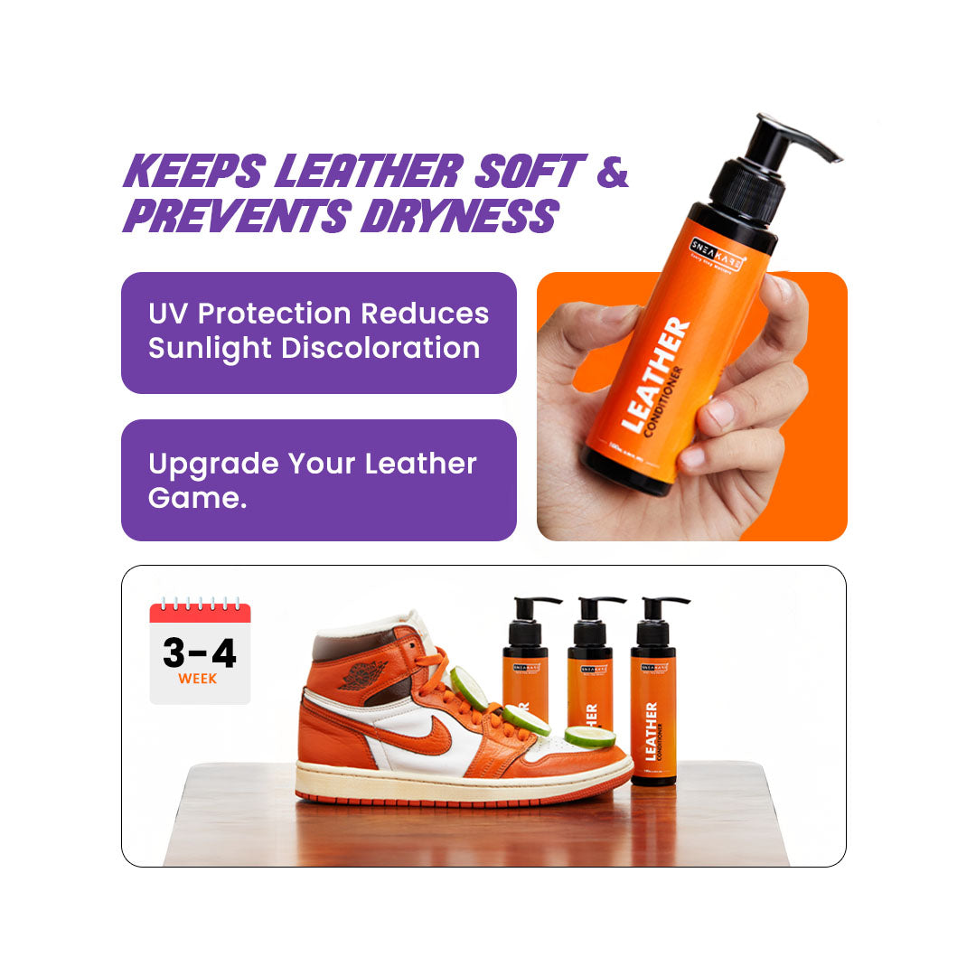 Leather Conditioner - A Spa for your sneakers