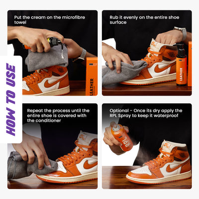 Leather Conditioner - A Spa for your sneakers