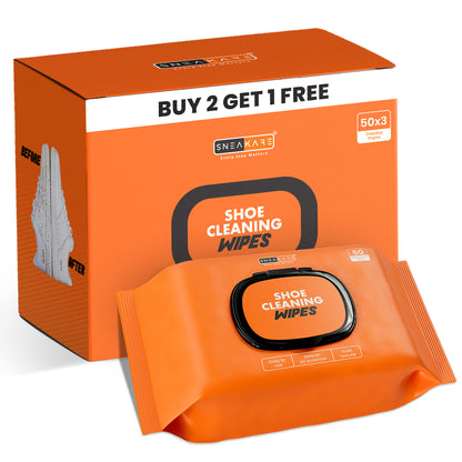 Shoe Cleaning Multipack Wipes Pack of 50 (Buy 2 Get 1 Free)