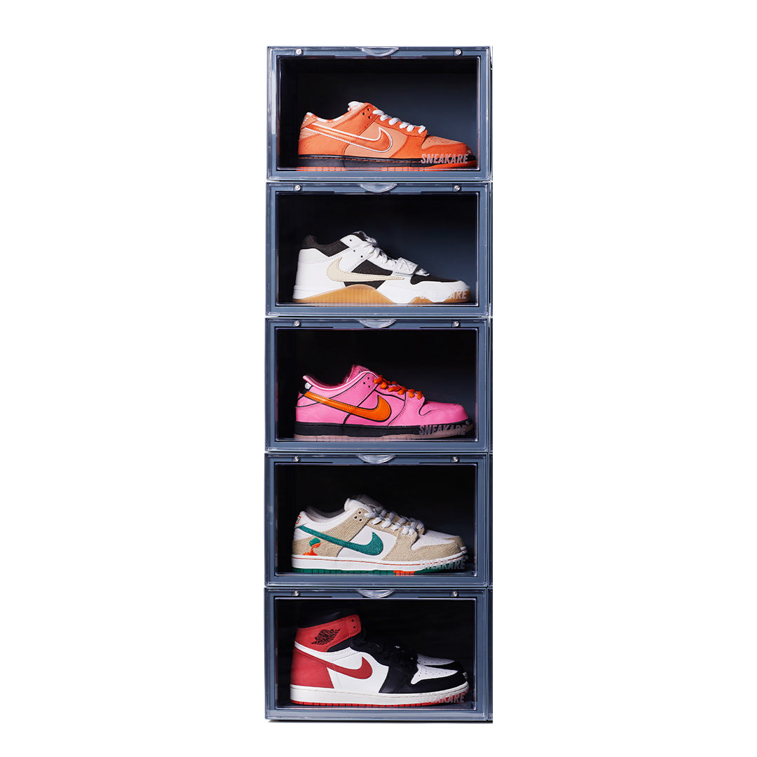 Stack'Em Sneaker Crates | Nardo Grey (Side Drop)
