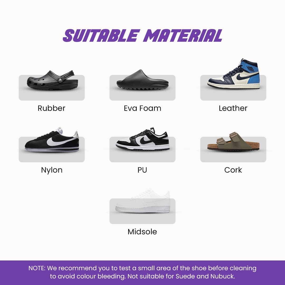 Shoe Cleaning Wipes (Pack of 6)