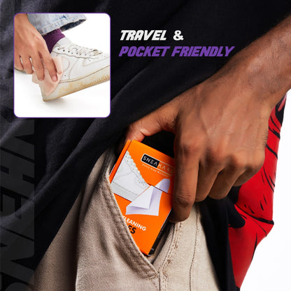 Shoe Cleaning Wipes (Pack of 6)