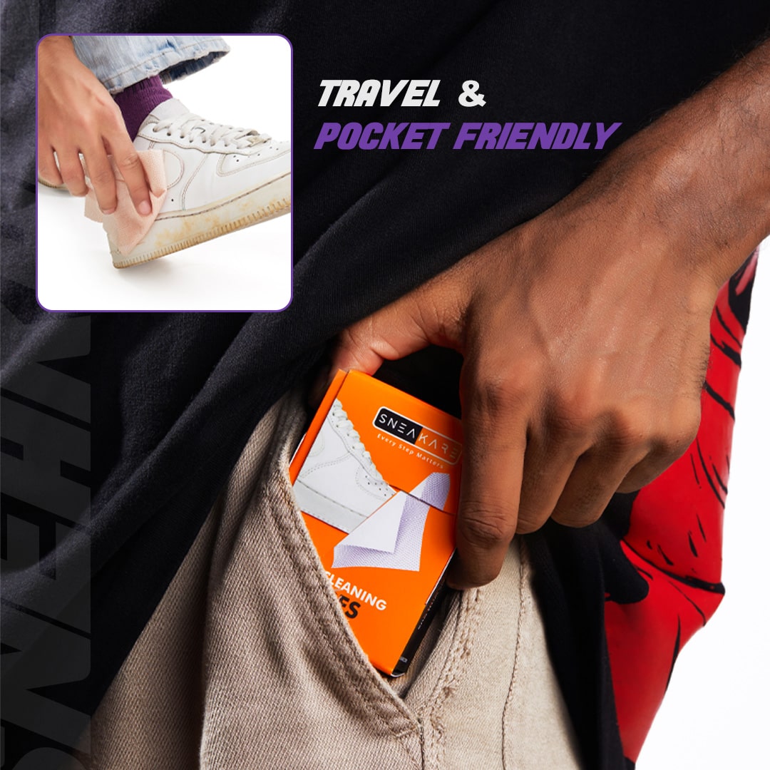 Shoe Cleaning Wipes | Sneaker Wipes (Pack of 6)