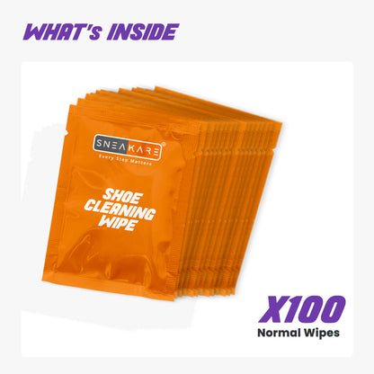 Shoe Cleaning Wipes (Pack of 100)