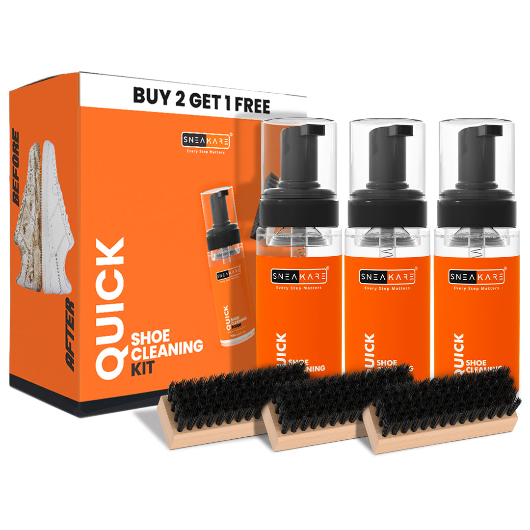 Quick Shoe Cleaning Kit (Buy 2 Get One Free) – Sneakare