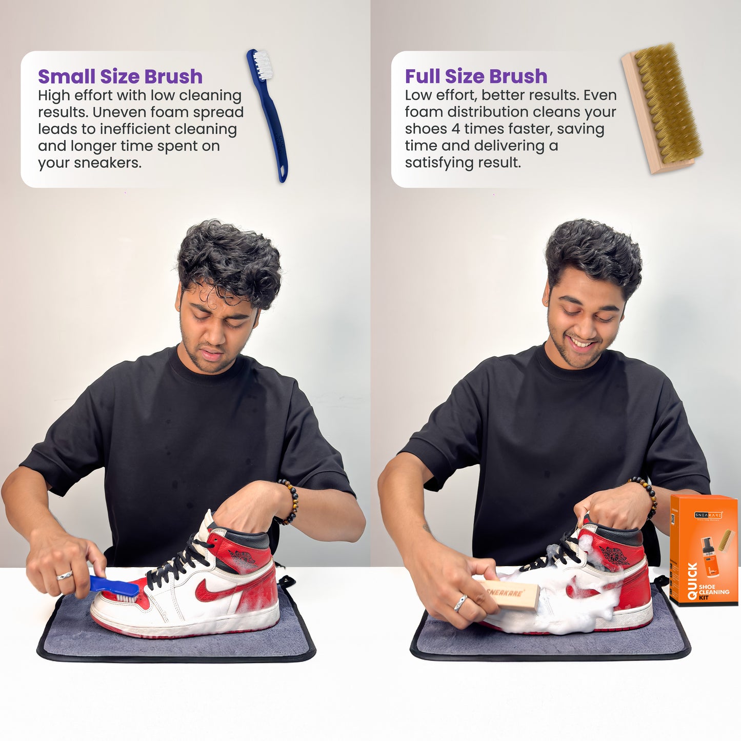 Quick Shoe Cleaning Kit (Soft Brush)