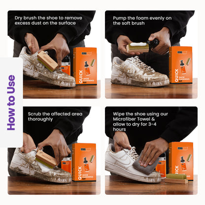 Quick Shoe Cleaning Kit (Soft Brush)