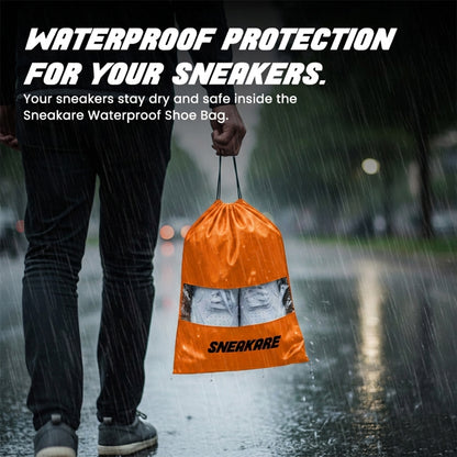 Shoe Bag with Window Orange