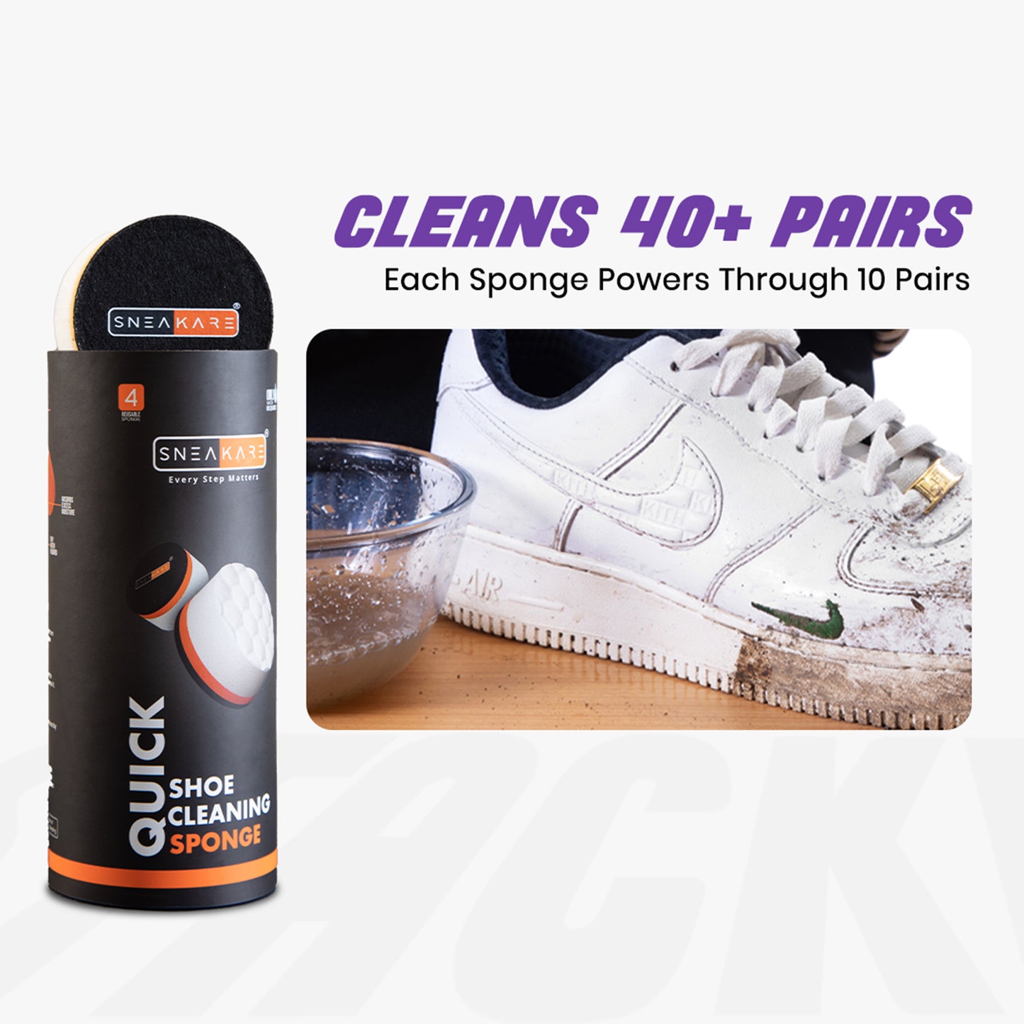 Quick Shoe Cleaning Sponge