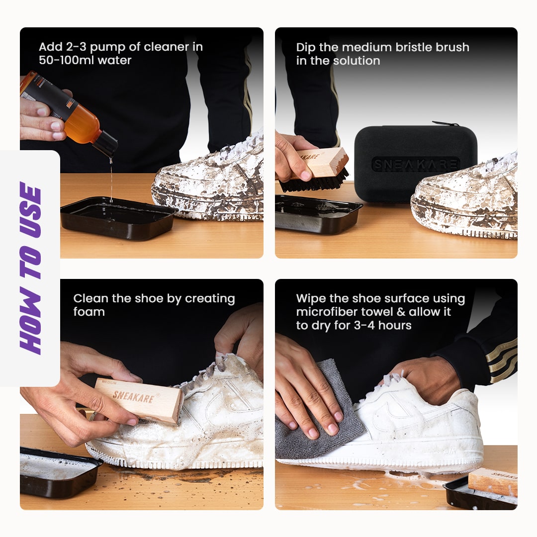 Shell Shoe Clean Travel Shoe Cleaning Kit – Sneakare