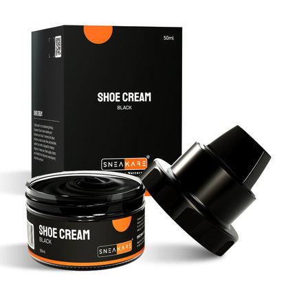 Shoe Cream with Built-In Applicator (Black 50ml)