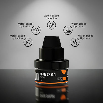 Shoe Cream with Built-In Applicator (Black 50ml)