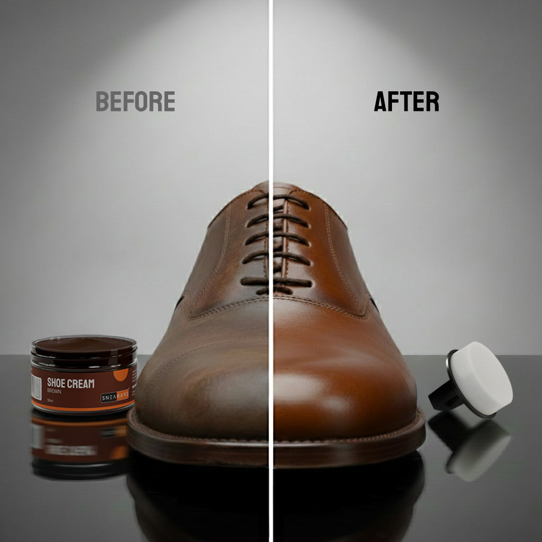 Shoe Cream with Built-In Applicator (Combo)