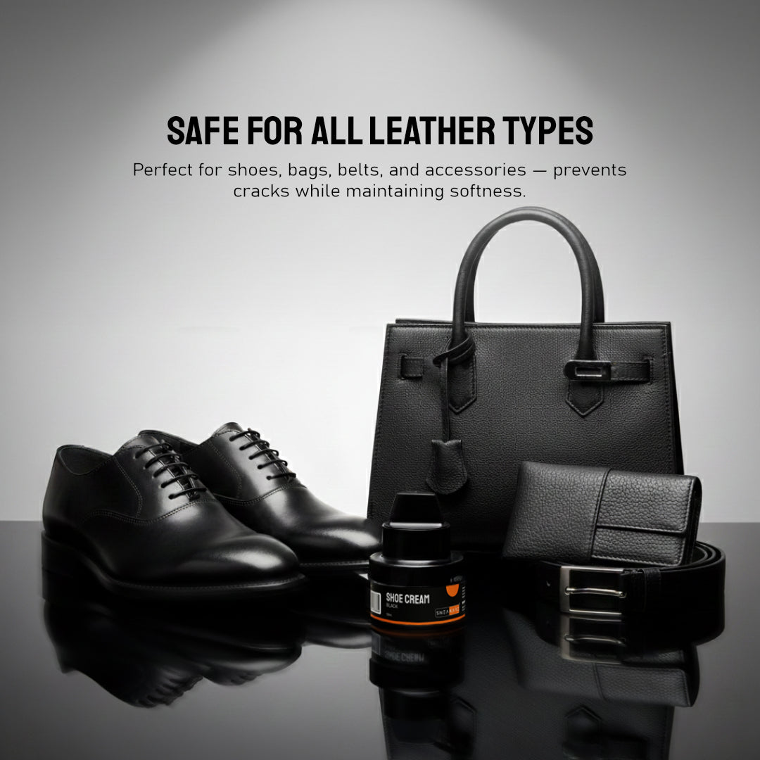 Shoe Cream with Built-In Applicator (Combo)