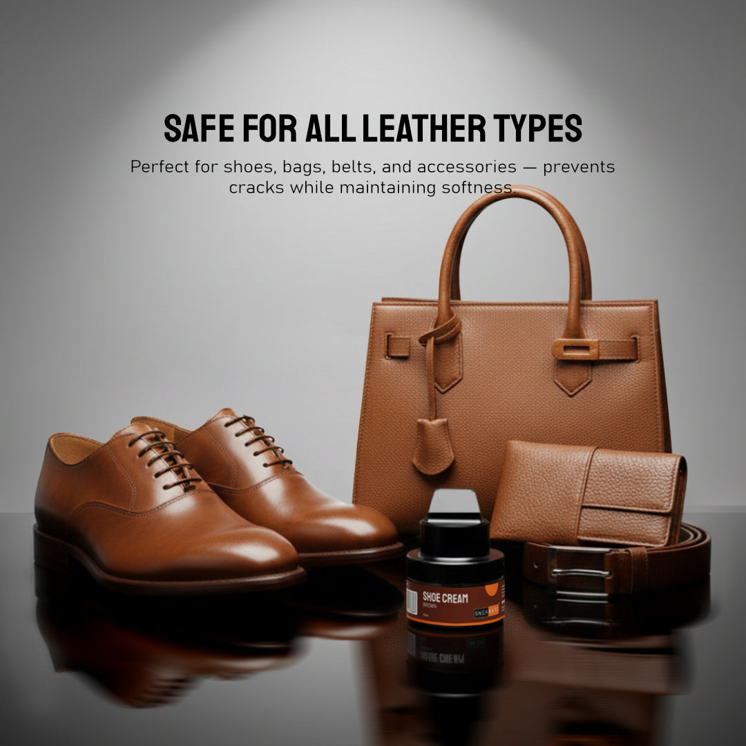 Shoe Cream with Built-In Applicator (Combo)