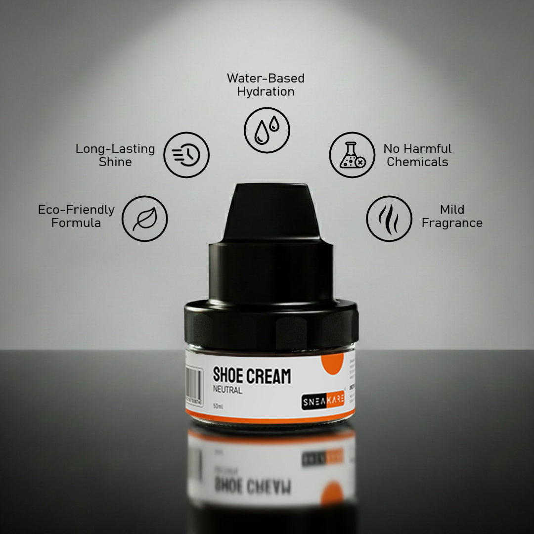 Shoe Cream with Built-In Applicator (Neutral 50 ml)
