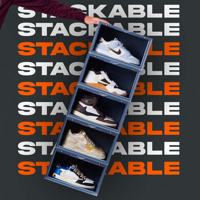 Stack'Em Sneaker Crates | Shoe Crates (Side Drop)